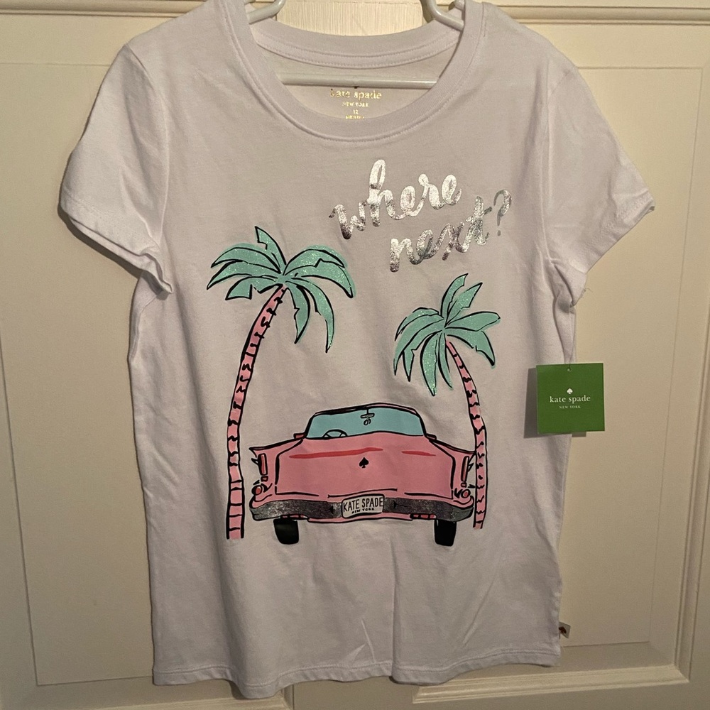 Kate Spade Girls T-shirt New w/Tags